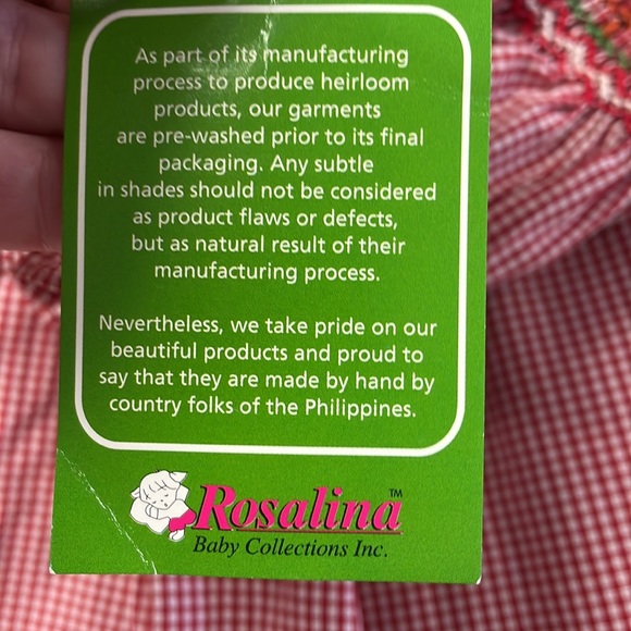 Nwt Rosalina Collections Smocked Dress - Picture 9 of 9